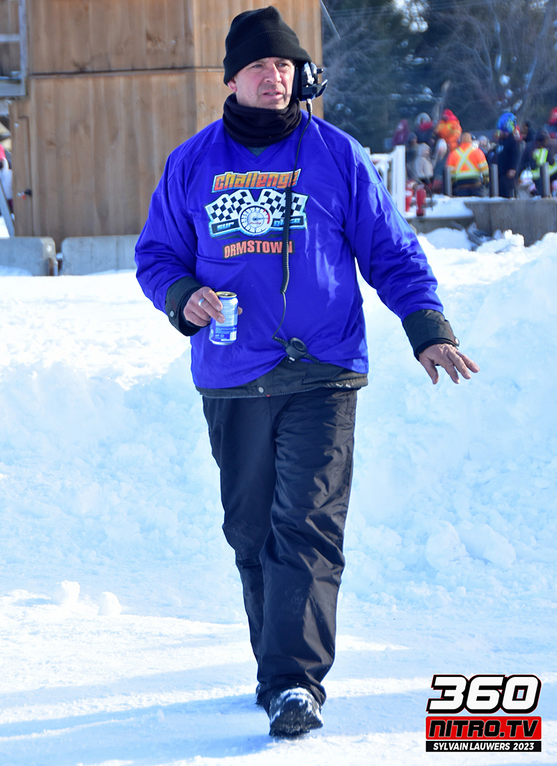 Sylvain Allard le promoteur du Challenge sur neige d’ Ormstown
